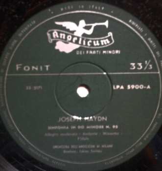 LP Joseph Haydn: Sinfonia In Do Minore N.95 / Sinfonia In Si Bemolle Maggiore N.85 (La Reine)
