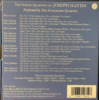 15CD/Set di cofanetti Joseph Haydn: The String Quartets. The Haydn Society Recordings