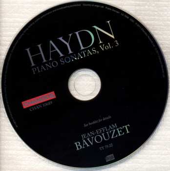 CD Joseph Haydn: Piano Sonatas, Vol. 3