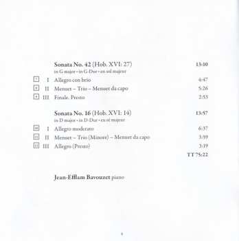 CD Joseph Haydn: Piano Sonatas, Vol. 3