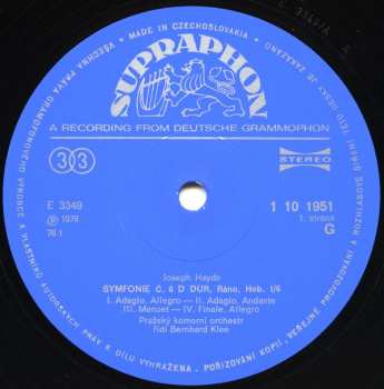 2LP Prague Chamber Orchestra: Symfonie