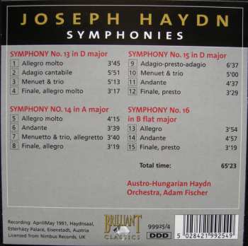 33CD/Set di cofanetti Joseph Haydn: Symphonies (Complete)