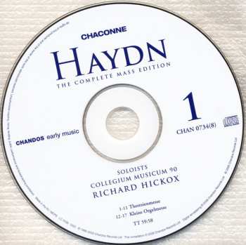 8CD/Set di cofanetti Joseph Haydn: The Complete Mass Edition