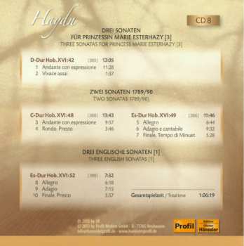 9CD/Set di cofanetti Joseph Haydn: The Piano Sonatas = Die Klaviersonaten
