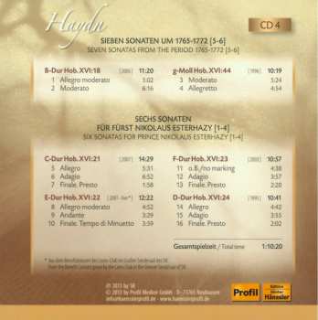 9CD/Set di cofanetti Joseph Haydn: The Piano Sonatas = Die Klaviersonaten