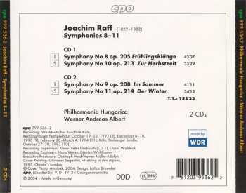 2CD Joseph Joachim Raff: Symphonies 8-11 »Four Seasons«