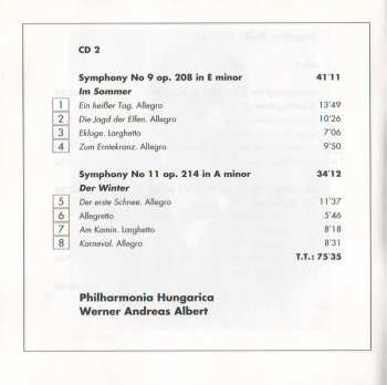 2CD Joseph Joachim Raff: Symphonies 8-11 »Four Seasons«