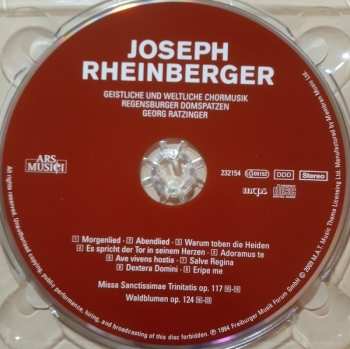 CD Regensburger Domspatzen: Geistliche Und Weltliche Chormusik