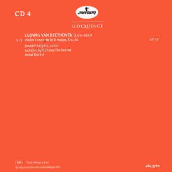 6CD/Set di cofanetti Joseph Szigeti: The Mercury Masters