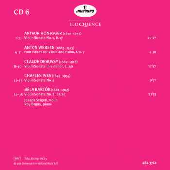 6CD/Set di cofanetti Joseph Szigeti: The Mercury Masters
