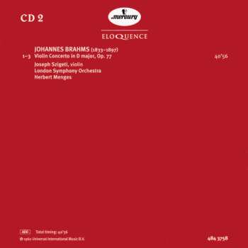 6CD/Set di cofanetti Joseph Szigeti: The Mercury Masters