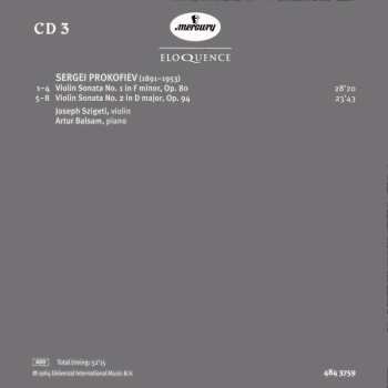 6CD/Set di cofanetti Joseph Szigeti: The Mercury Masters