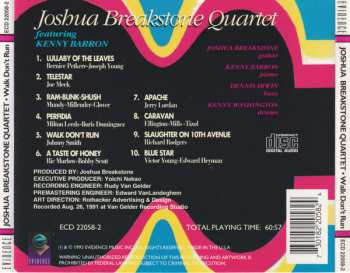CD The Joshua Breakstone Quartet: Walk Don't Run