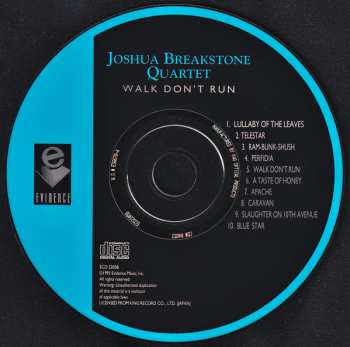 CD The Joshua Breakstone Quartet: Walk Don't Run