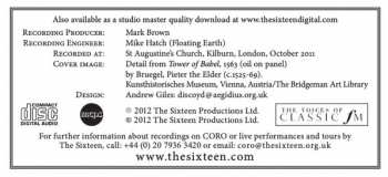 CD Josquin Des Prés: The Earth Resounds