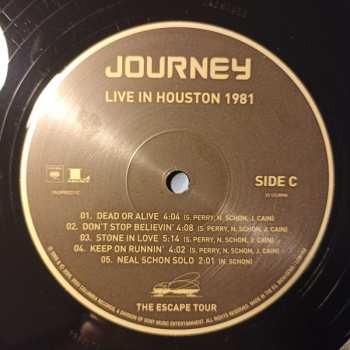 2LP Journey: Live In Houston 1981 Escape Tour