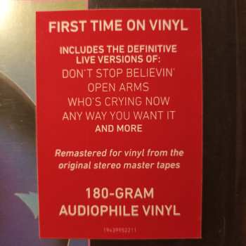 2LP Journey: Live In Houston 1981 Escape Tour