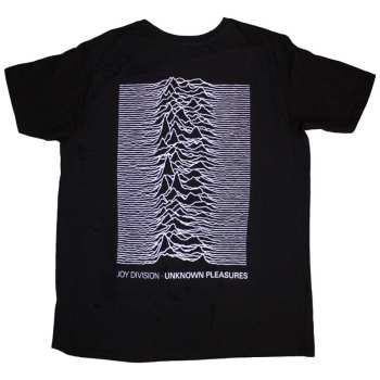Merce Joy Division: Joy Division Unisex T-shirt: Pulsar Pocket Wave (back Print) (small) S