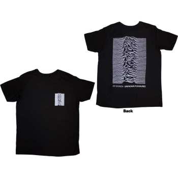 Merce Joy Division: Joy Division Unisex T-shirt: Pulsar Pocket Wave (back Print) (small) S