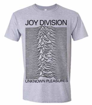 Merce Joy Division: Tričko Unknown Pleasures (grey) S