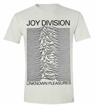 Merch Joy Division: Maglietta Unknown Pleasures (white)