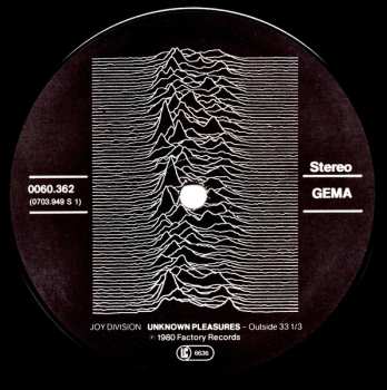 LP Joy Division: Unknown Pleasures