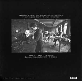 LP Joy Division: This Is The Room (Live Electric Ballroom London October 26, 1979) LTD