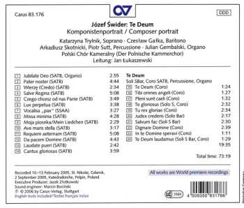 CD Polski Chór Kameralny Schola Cantorum Gedanensis: Te Deum