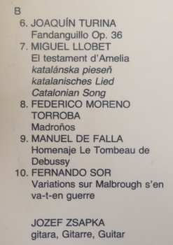 LP Jozef Zsapka: Famous Guitar Compositions