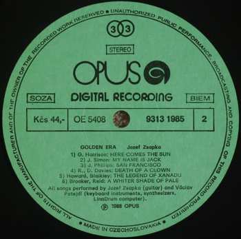 LP Jozef Zsapka: Golden Era