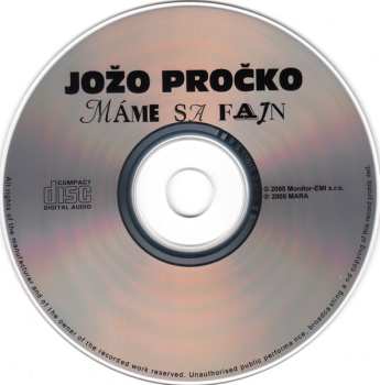 CD Jožo Pročko: Máme Sa Fajn