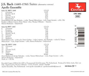 CD Johann Sebastian Bach: Suites