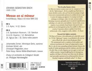 2CD Johann Sebastian Bach: Messe En Si = H-moll-Messe
