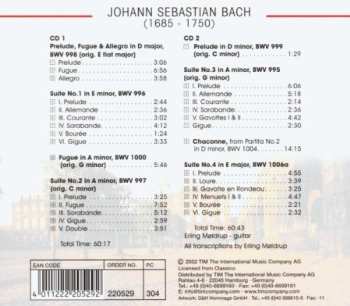 2CD Johann Sebastian Bach: The Guitar Works