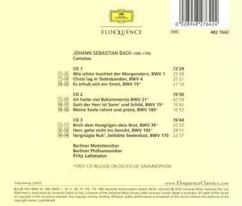 3CD Johann Sebastian Bach: Nine Sacred Cantatas