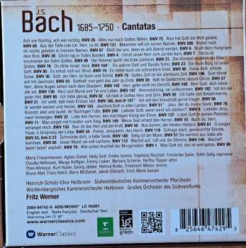 20CD/Set di cofanetti Johann Sebastian Bach: Cantatas
