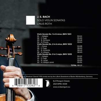 CD Johann Sebastian Bach: Solo Violin Sonatas
