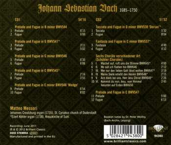 2CD Johann Sebastian Bach: Schübler Chorales - 8 Preludes And Fugues