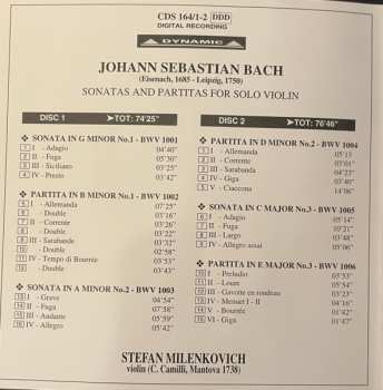 2CD/Set di cofanetti Johann Sebastian Bach: Sonatas And Partitas For Solo Violin