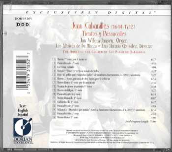 CD Jan Willem Jansen: Tientos y Passacalles
