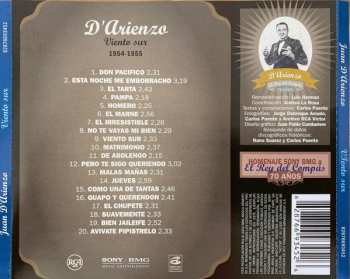 CD Juan D'Arienzo Y Su Orquesta Típica: Viento Sur 1954-1955