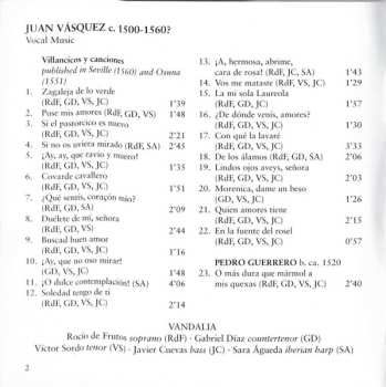 CD Juan Vasquez: Soledad Tengo De Ti  (Vocal Music)