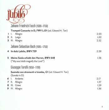 CD Alison Balsom: Jubilo (Bach, Corelli, Torelli, Fasch)