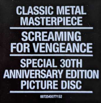 LP Judas Priest: Screaming For Vengeance PIC