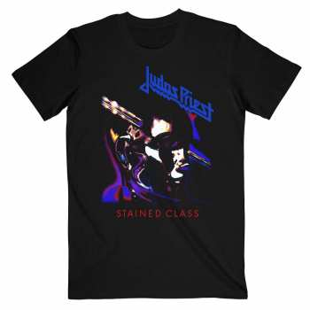 Merce Judas Priest: Judas Priest Unisex T-shirt: Stained Class Purple Mixer (small) S