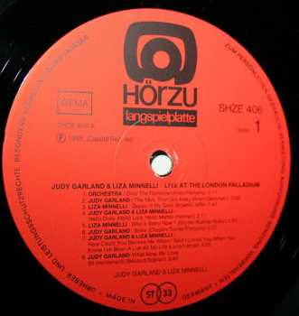 LP Judy Garland: Live At The London Palladium