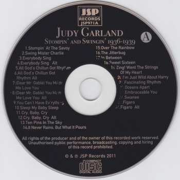 4CD/Set di cofanetti Judy Garland: Smilin' Through : The Singles Collection 1936-1947