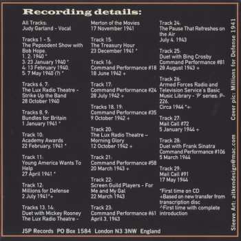 4CD/Set di cofanetti Judy Garland: Lost Tracks 1929 - 1959