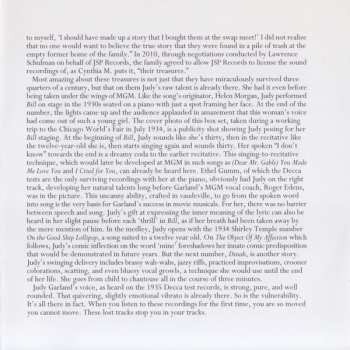 4CD/Set di cofanetti Judy Garland: Lost Tracks 1929 - 1959