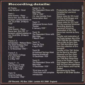 4CD/Set di cofanetti Judy Garland: Lost Tracks 1929 - 1959